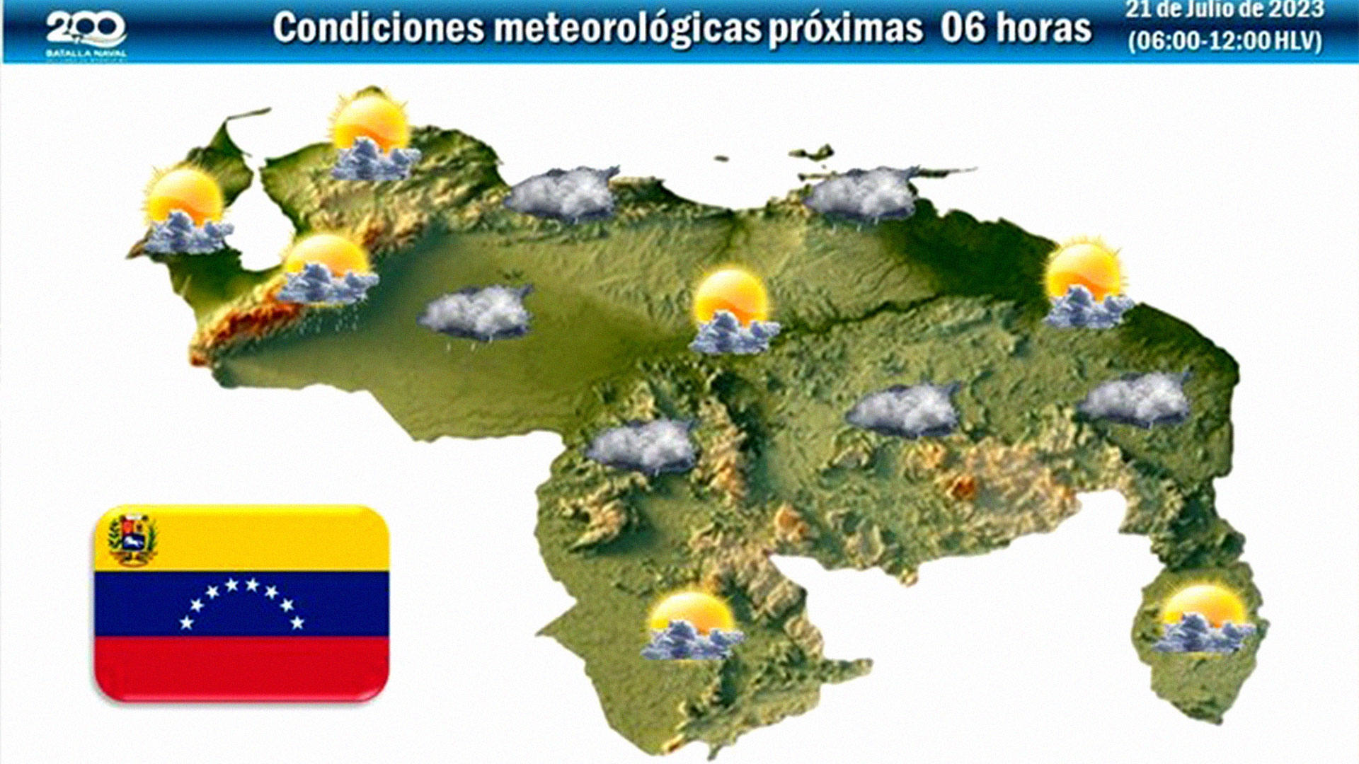 INAMEH pronostica viernes de nubosidad en todo el país