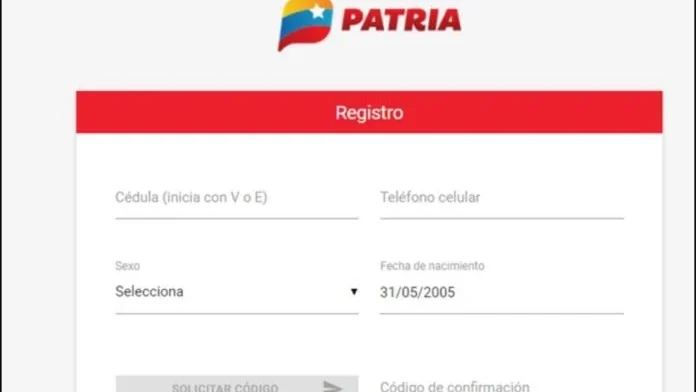 Reg Strate En El Sistema Patria Para Recibir Los Bonos