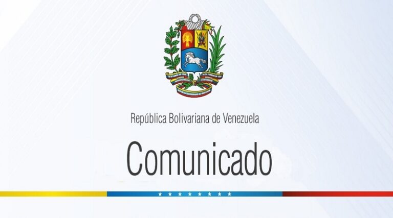 Venezuela: Rechazo ante comunicado de España y Reino Unido