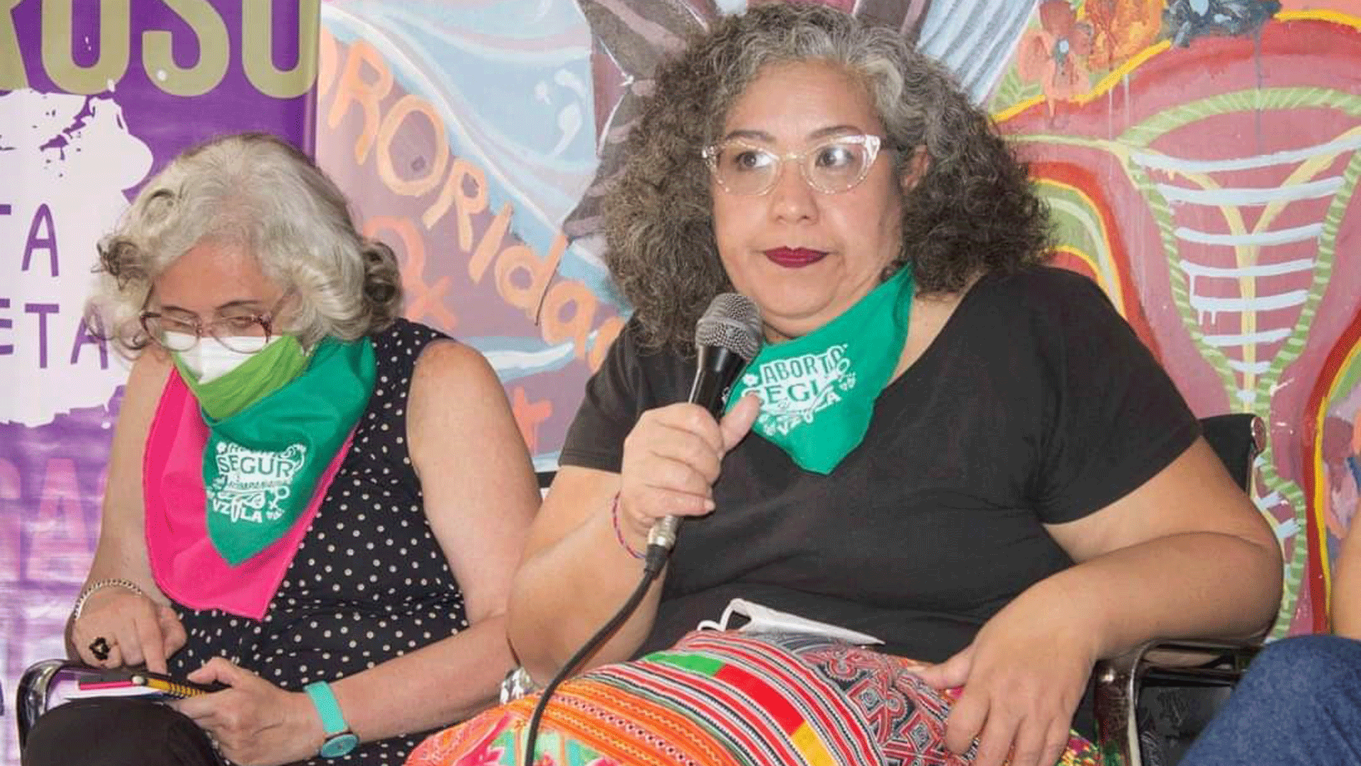 Daniela Hinojosa, integrante del Colectivo Feminista Tinta Violeta