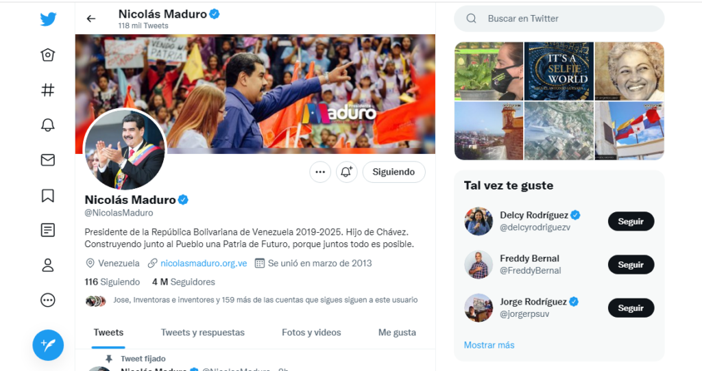 Nicolás Maduro alcanzó más de 4 M