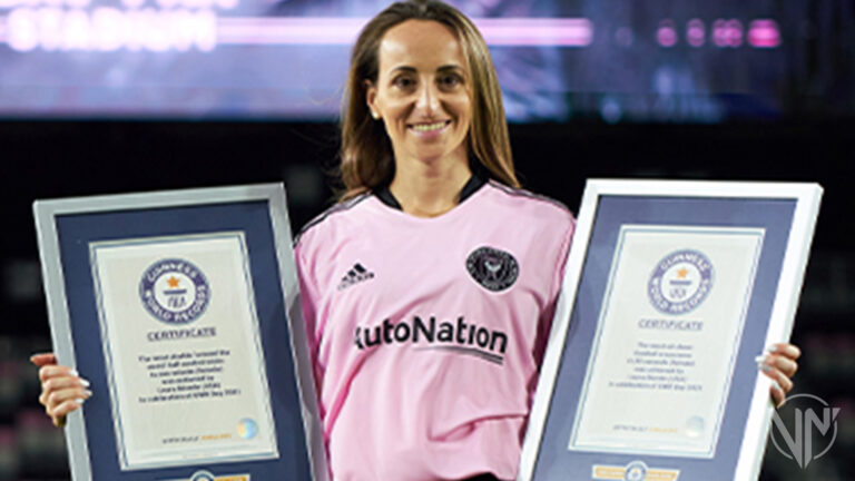 La reina del freestyler de fútbol suma nuevos Récord Mundial Guinness