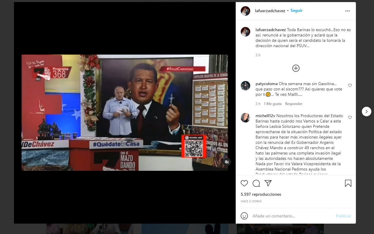 Argenis Chávez Instagram
