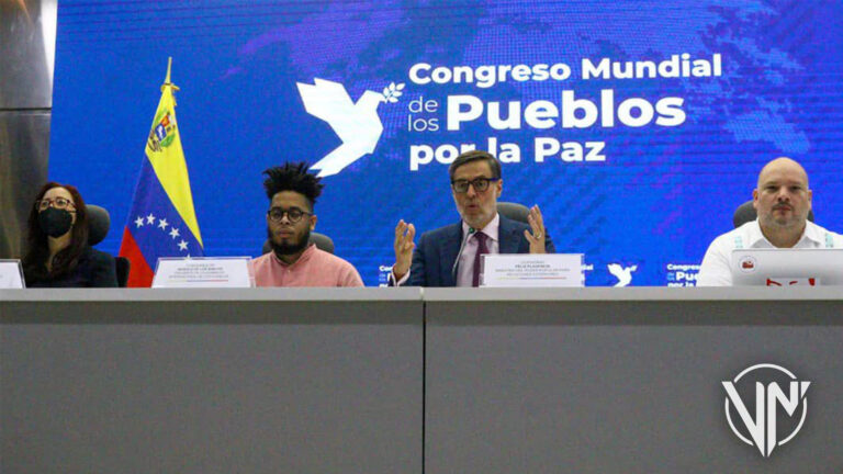 Inició Congreso Mundial de los Pueblos por la Paz