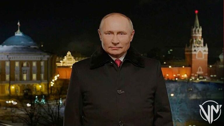 Por los enormes desafíos: Vladímir Putin felicitó a Rusia por la llegada del 2022