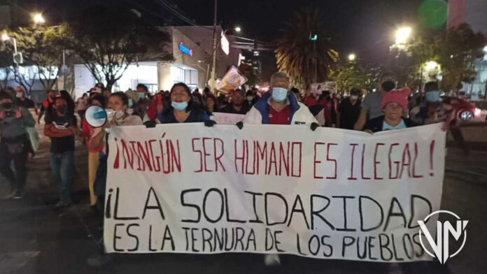 México: manifestantes rechazan criminalizar la migración