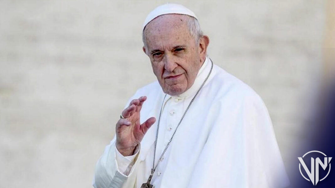Papá Francisco manifestó preocupación por tensión en Ucrania