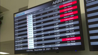 Ómicron: Cancelan vuelos en el sur de Florida por récord de casos