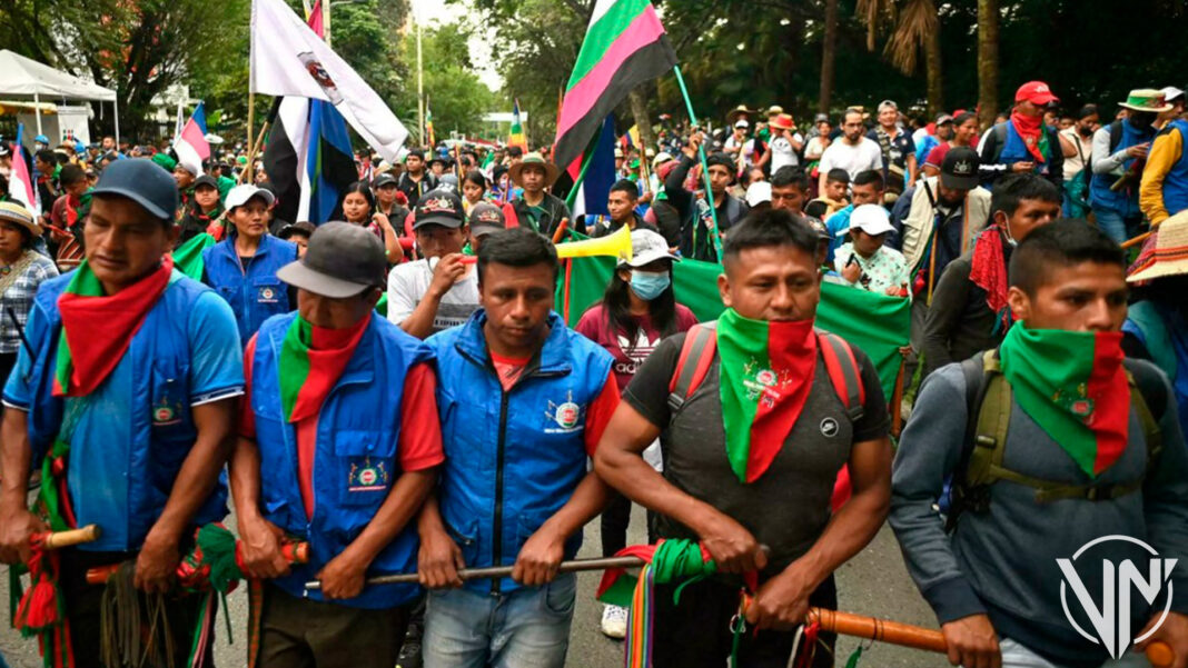 Marcha protesta asesinato Cauca