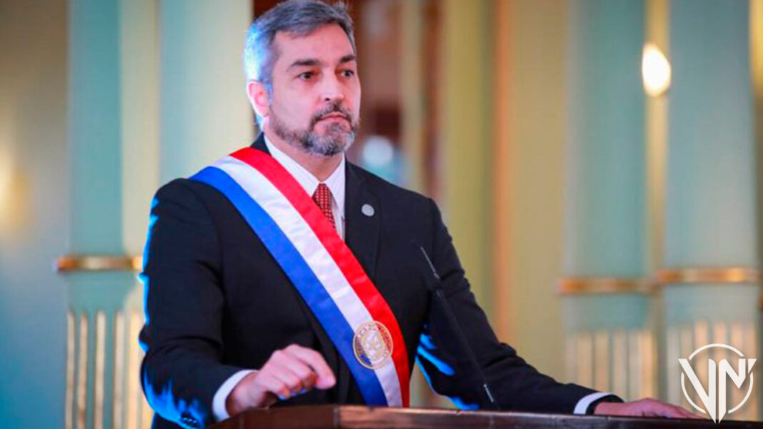 Presidente de Paraguay Mario Abdo Benítez positivo a covid-19
