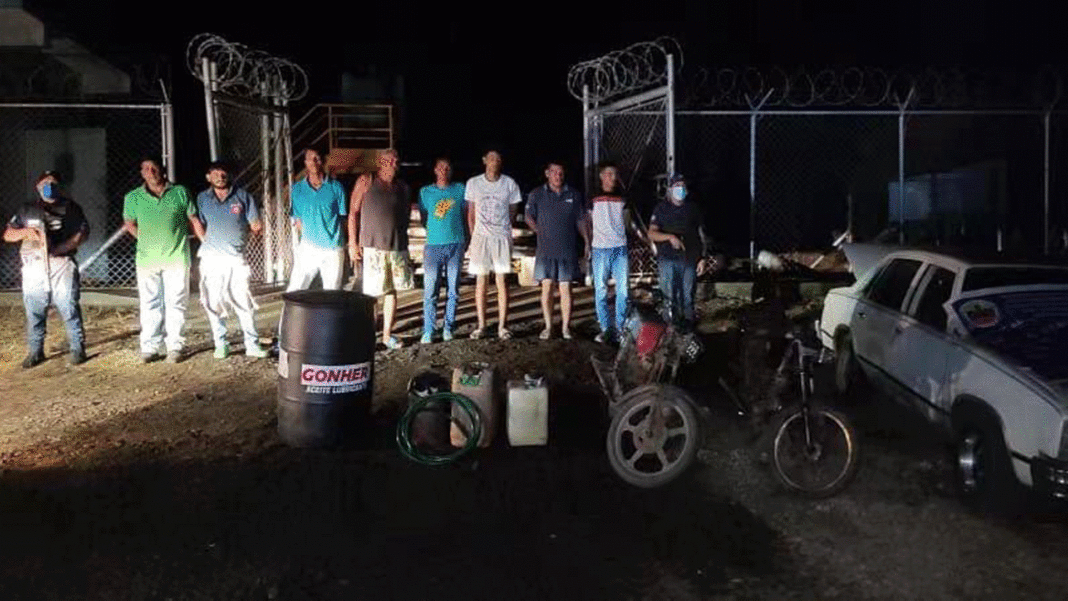 PNB desmanteló banda dedicada al robo de la gasolina en El Palito