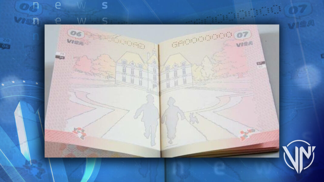 Bélgica lanza pasaporte ilustrado con Tintín y los Pitufos (+Video)