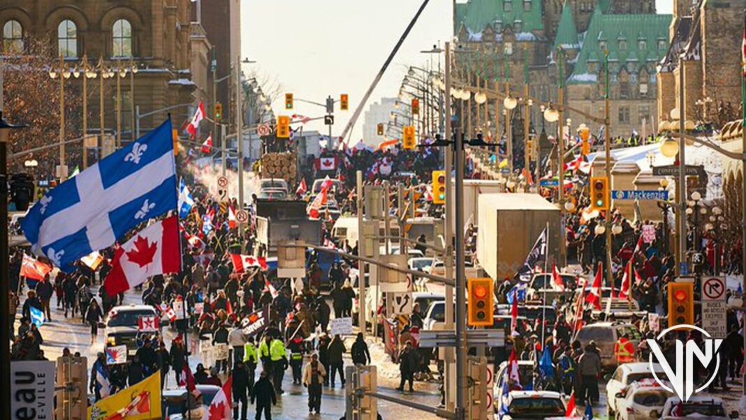 Canadá en medio de protestas por movimientos antivacunas