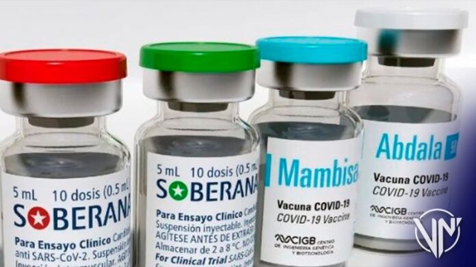 Cuba entregará a la OMS los expedientes de sus vacunas contra la covid-19