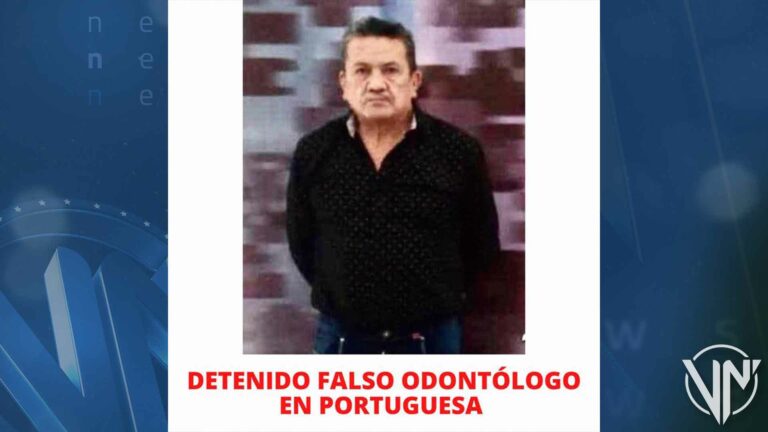 Detenido falso odontólogo en Portuguesa