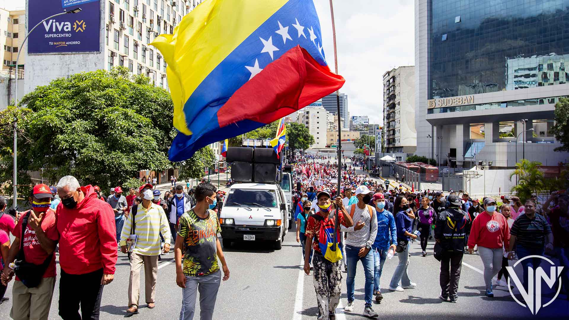 Marcha juventud chavismo Caracas