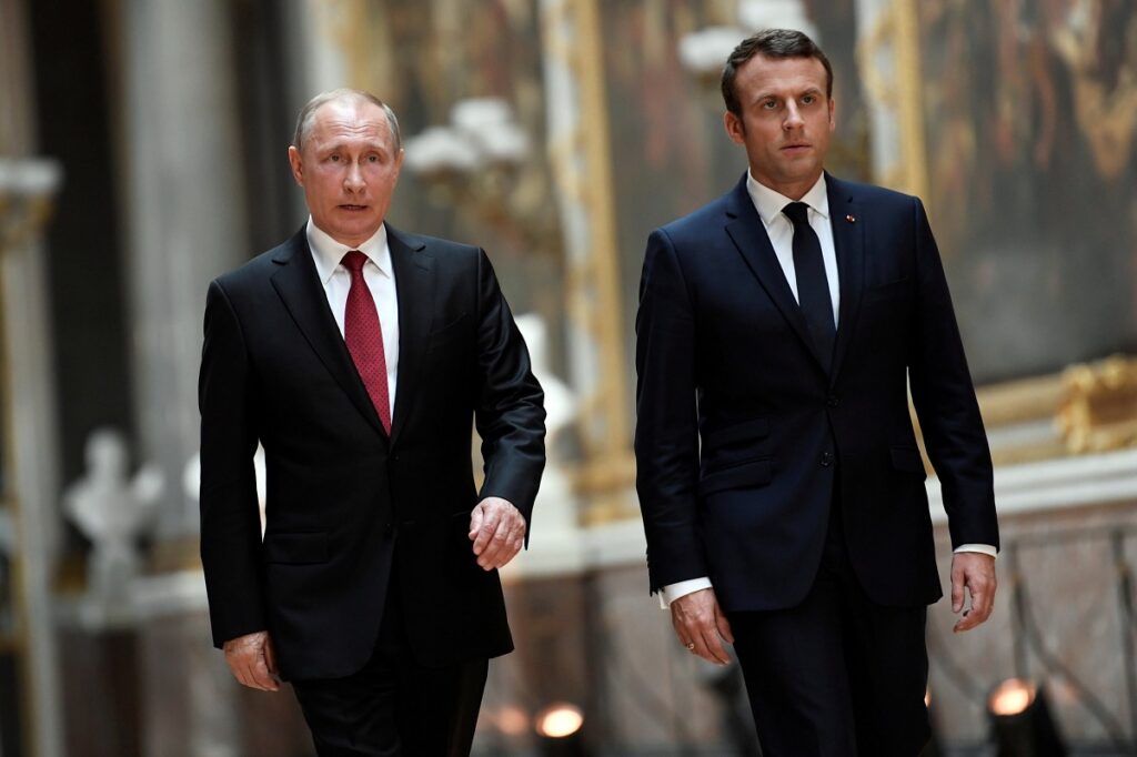 Emmanuel Macron tensiones Ucrania 