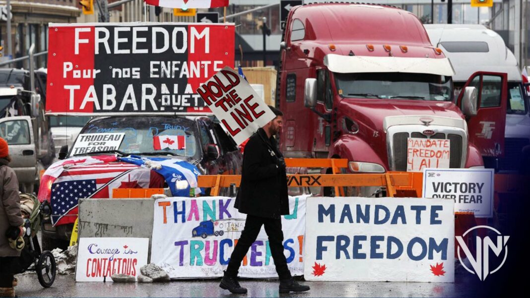 Policía de Canadá amenaza al Convoy de la Libertad con 