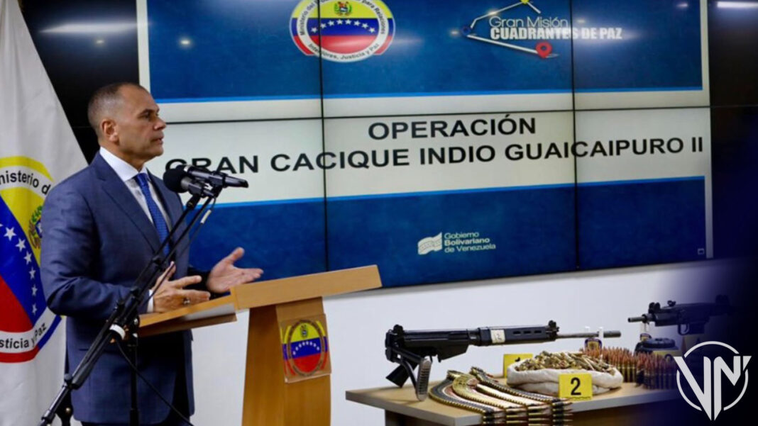 31 detenidos dejó Operación Cacique Indio Guaicaipuro II según último balance