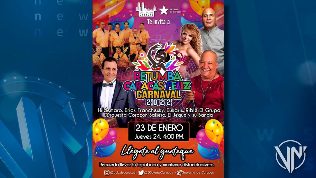 Al ritmo de la salsa Caracas celebrará los Carnavales 2022