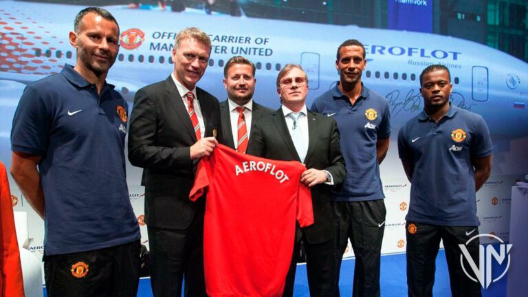Manchester United suspende patrocinio con Aeroflot