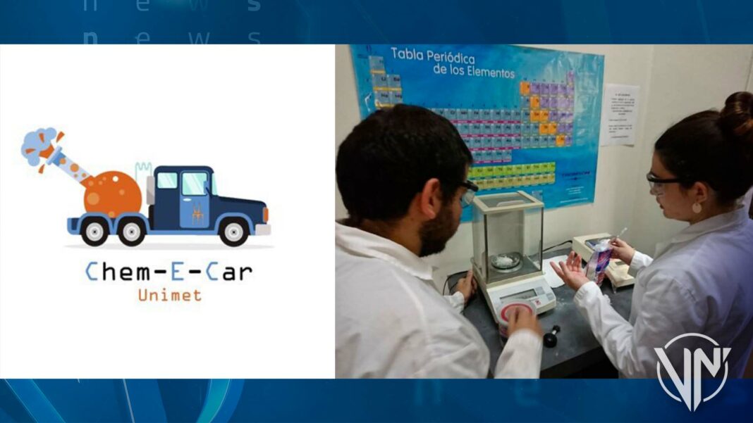 Chem-E-Car Unimet vehículo diseñado por estudiantes de la Unimet