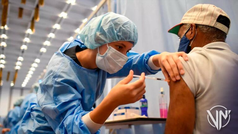 OMS reconoce esfuerzos de Venezuela por inmunizar a su población contra la covid-19