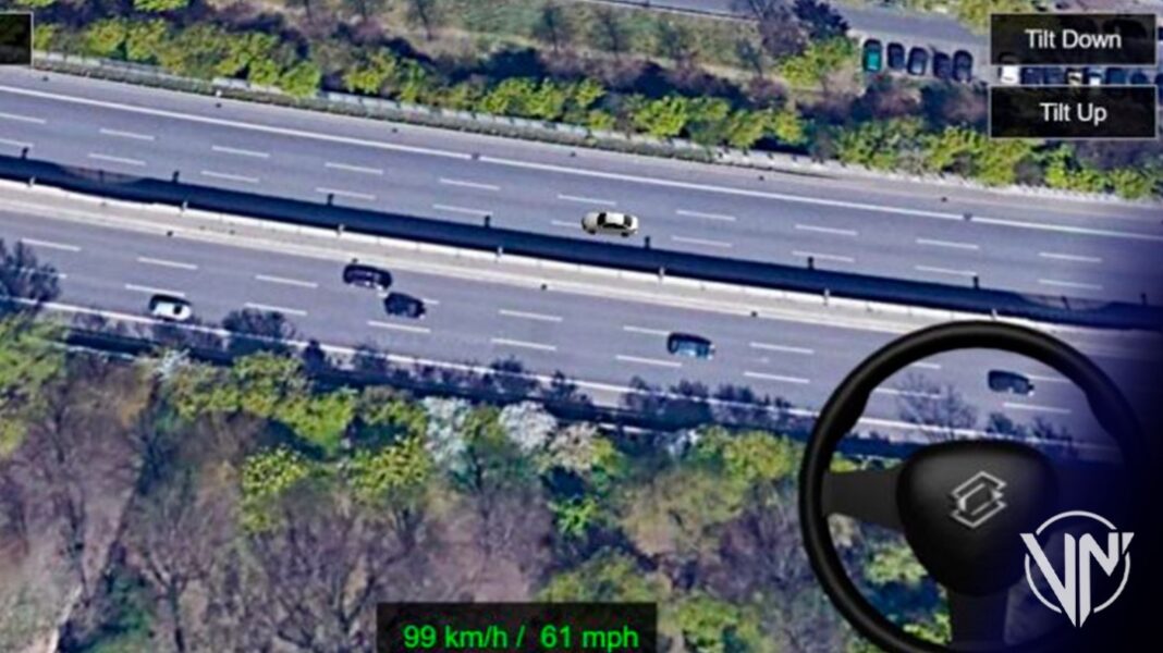 Driving Simulator juego gratuito de Google Maps