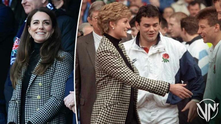 Kate Middleton rinde homenaje a la princesa Diana con un atuendo