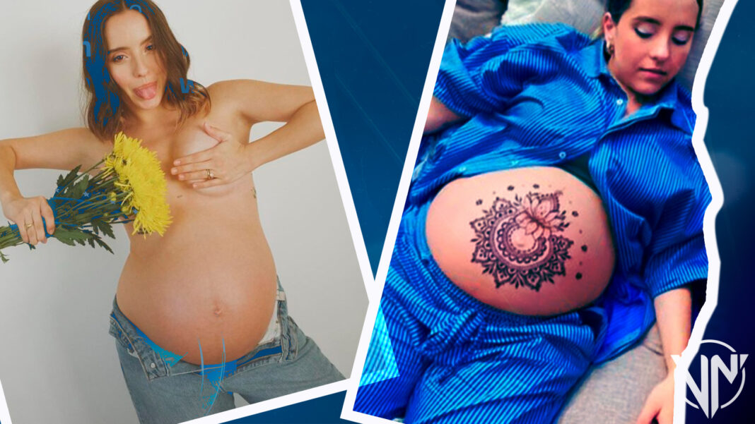 Polémica: Evaluna se hizo un tatuaje en la barriga estando embarazada