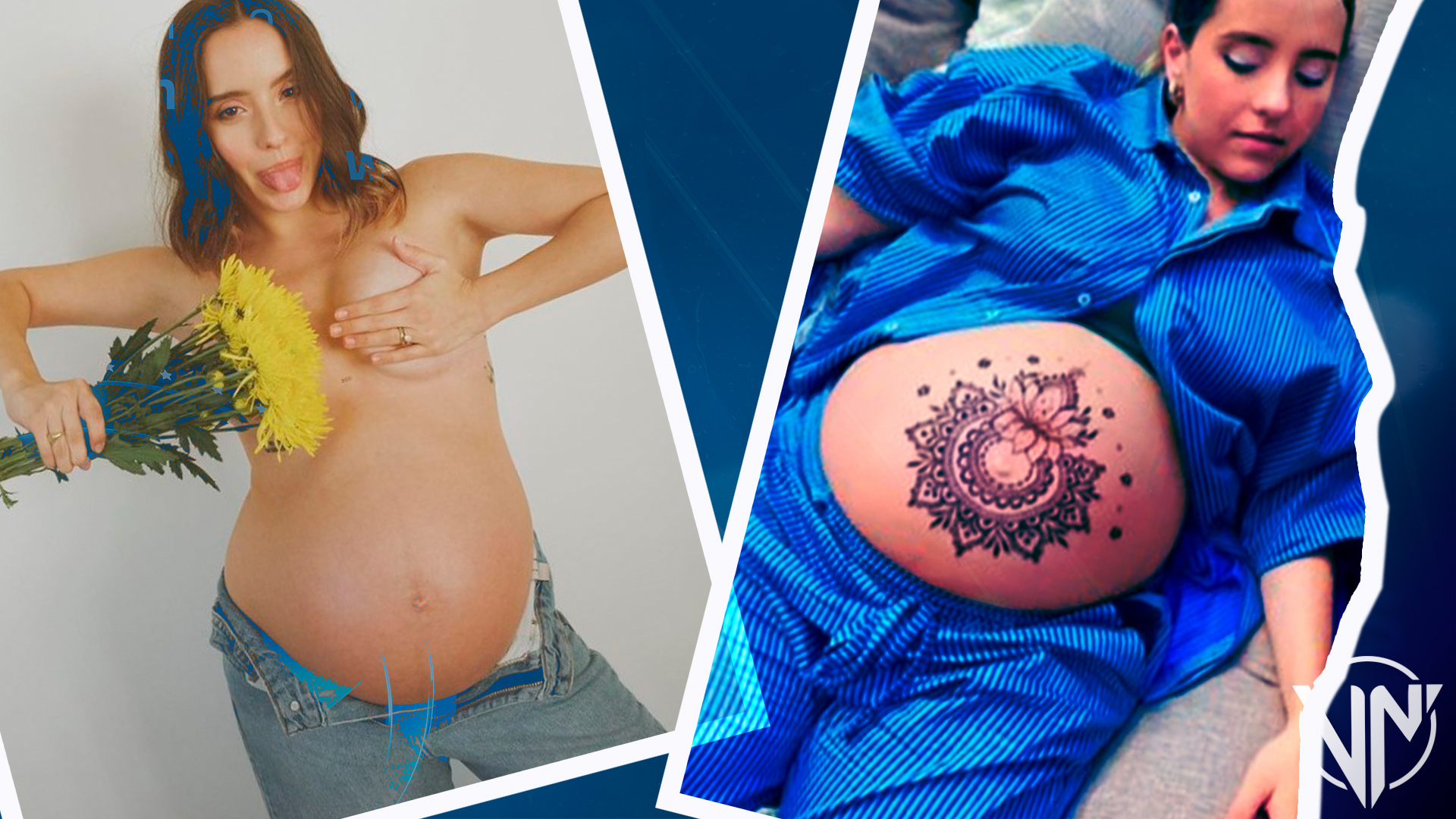 Polémica: Evaluna se hizo un tatuaje en el vientre estando embarazada