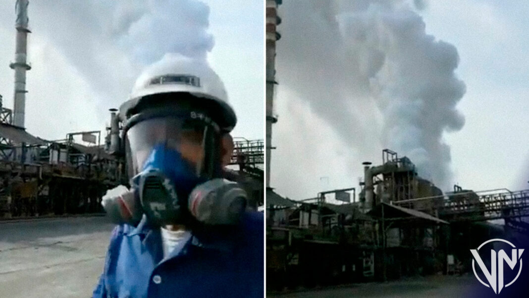 Metalúrgica en México registra fuga de trióxido de azufre