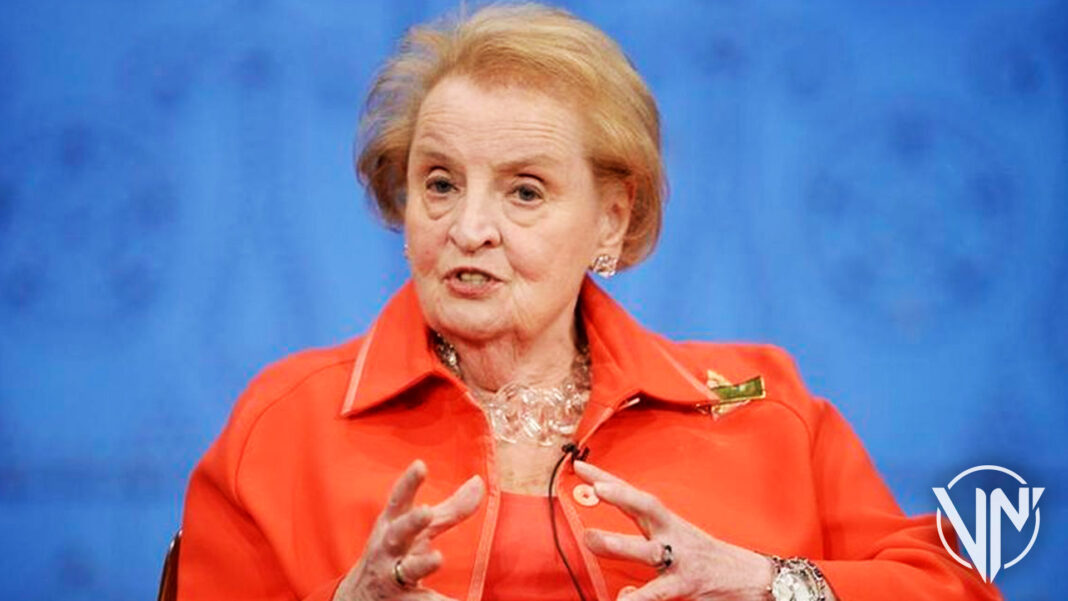 Secretaria Estado EEUU Madeleine Albright