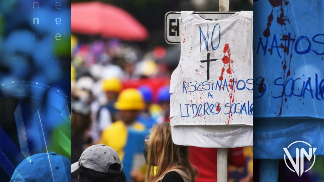 Colombia asesinato líderes sociales