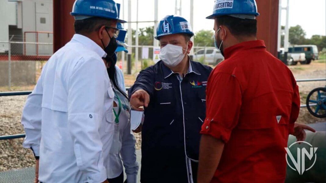 Ministro Marco Torres inspeccionó de rehabilitación de estación de bombeo en Carabobo