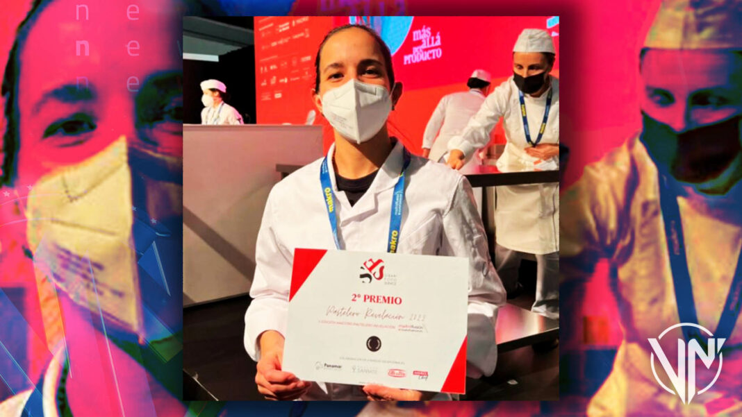 Chef venezolana obtuvo premio Maestro Pastelero Revelación 2022 en España