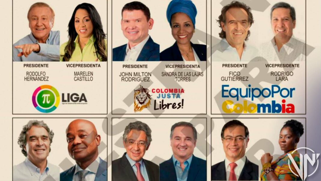 Colombia: Así quedó el tarjetón electoral para elecciones presidenciales