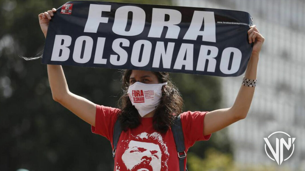 Brasileños salen a las calles en rechazo a políticas de Jair Bolsonaro