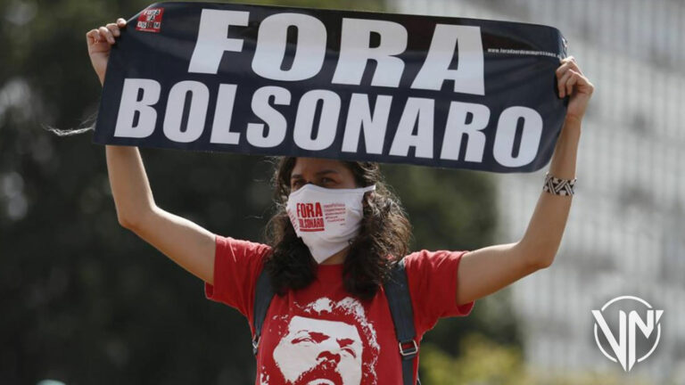 Más de 40 ciudades de Brasil se movilizan para decir: «Fuera Bolsonaro»