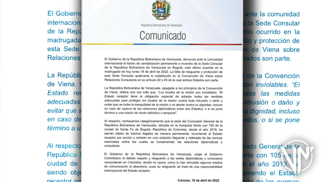 sede consular Bogotá