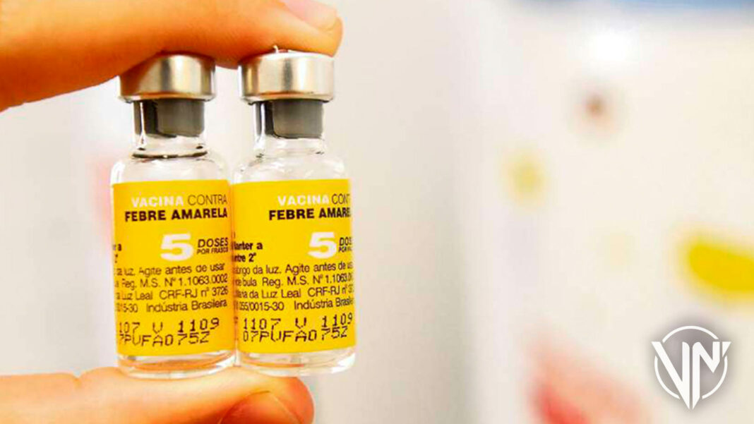 Venezuela recibió lote de vacunas contra la fiebre amarilla