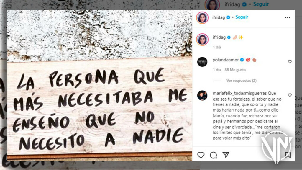 Frida Sofía responde Alejandra Guzmán 