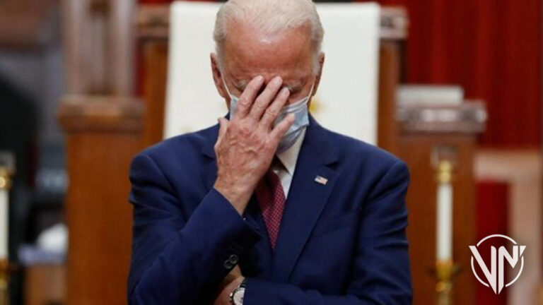 Popularidad de Joe Biden sigue en picada