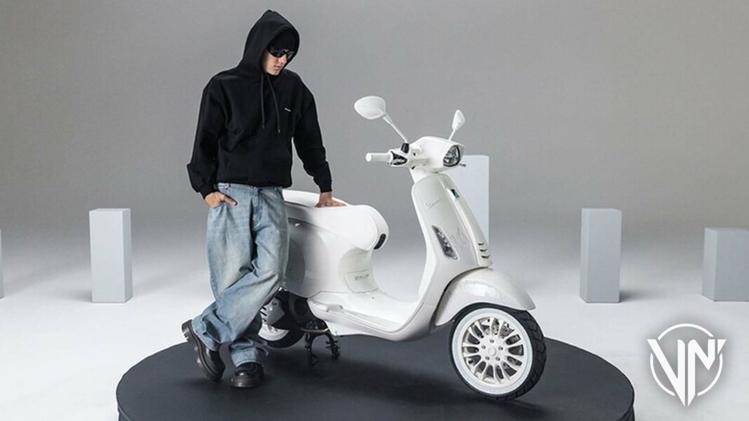 Conozca cómo es la nueva moto Vespa diseñada por Justin Bieber