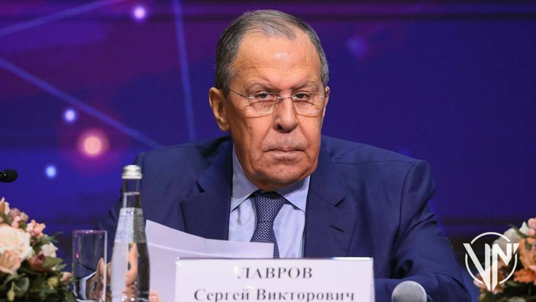 Lavrov criticó guerra híbrida de Occidente contra Rusia en apoyo a Ucrania