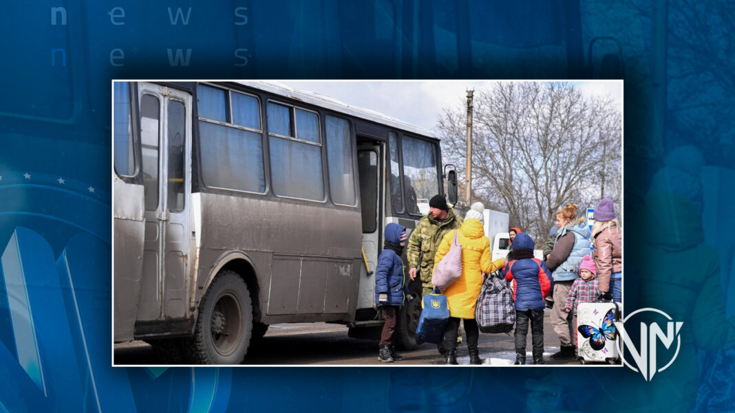 Tres mil personas fueron evacuadas de Mariúpol en Ucrania