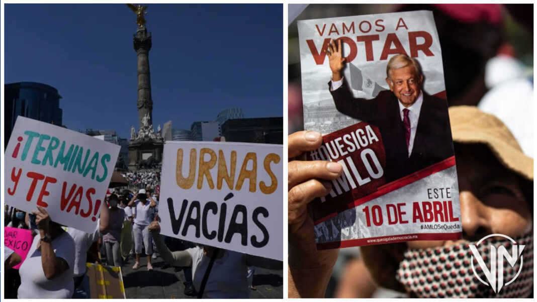 México realiza revocatorio presidencial histórico