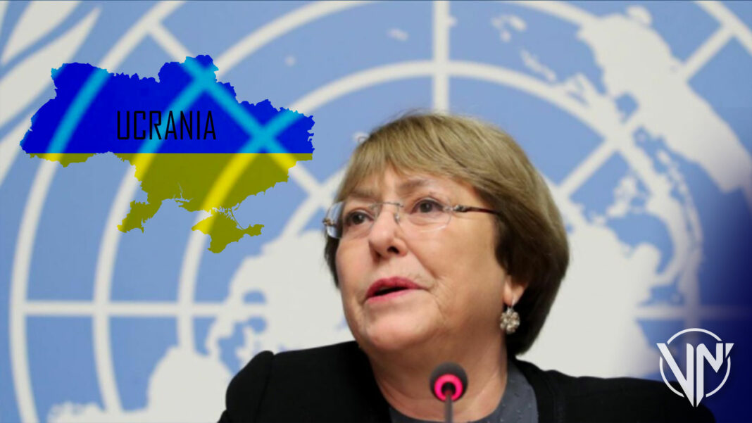 Rusia tilda de politizadas declaraciones de Bachelet sobre Ucrania