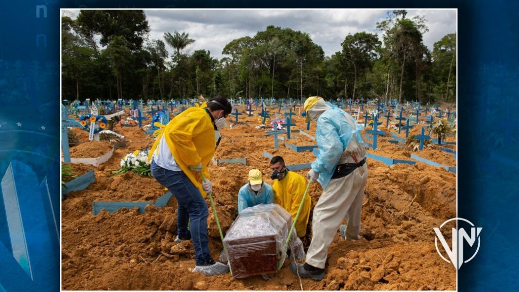Brasil registró más de 600 mil muertos por covid-19 esta semana