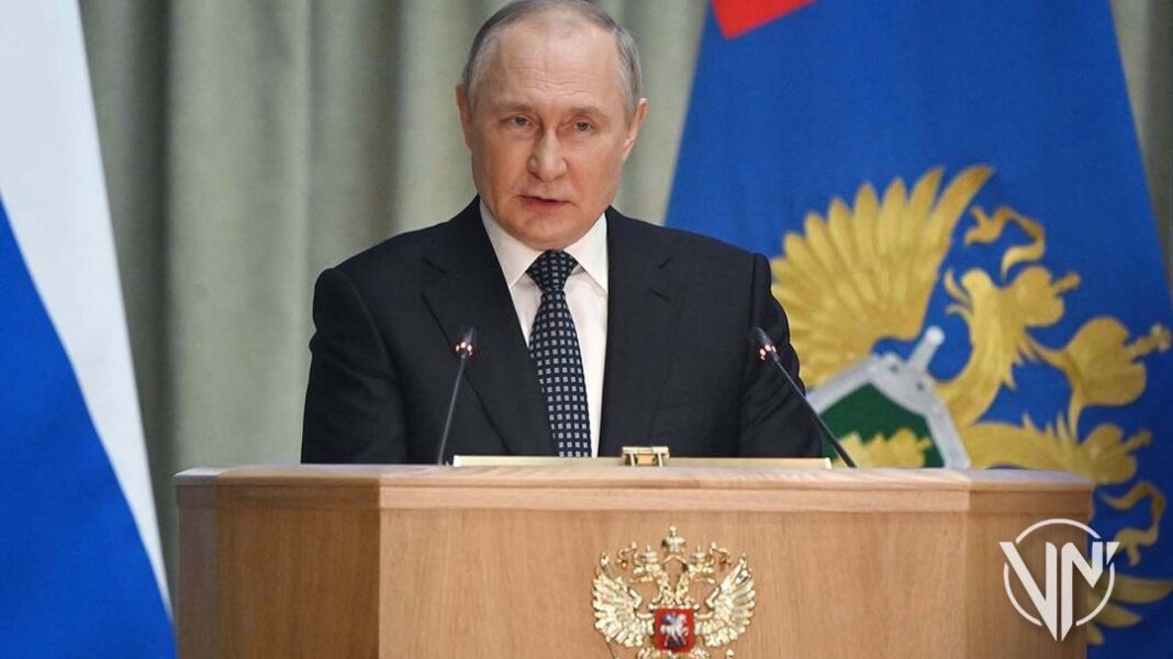 Presidente de Rusia criticó a Estados Unidos y Unión Europea de pretender destruir a Rusia desde adentro